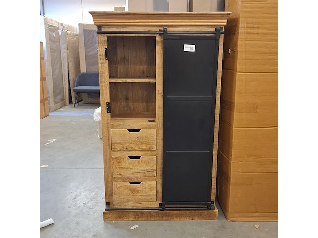 Wandkast, mangohout - afbeelding 1 van  10