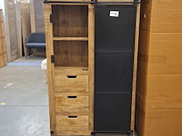 Wandkast, mangohout - afbeelding 1 van  10