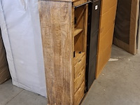 Wandkast, mangohout - afbeelding 3 van  10