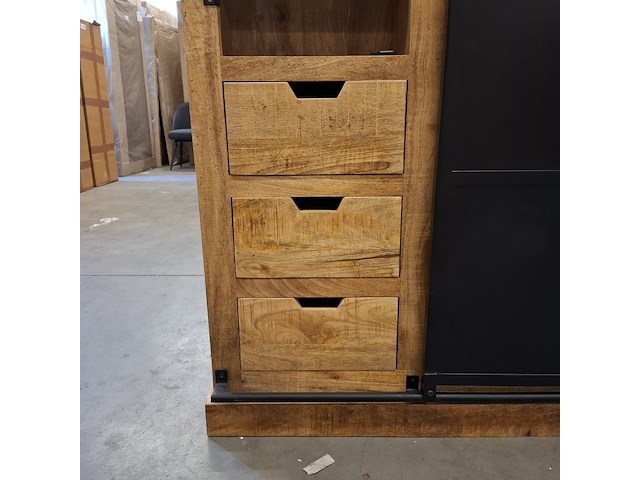Wandkast, mangohout - afbeelding 5 van  10