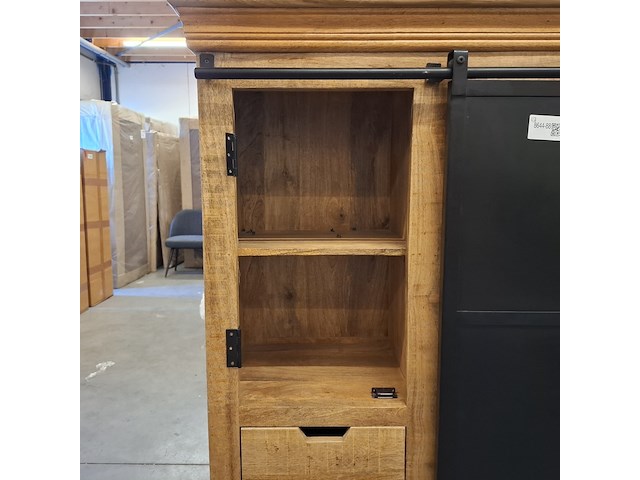 Wandkast, mangohout - afbeelding 6 van  10