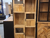 Wandkast, mangohout - afbeelding 1 van  7