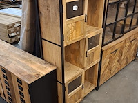 Wandkast, mangohout - afbeelding 2 van  7