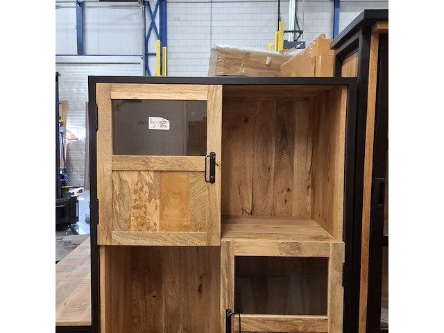Wandkast, mangohout - afbeelding 3 van  7