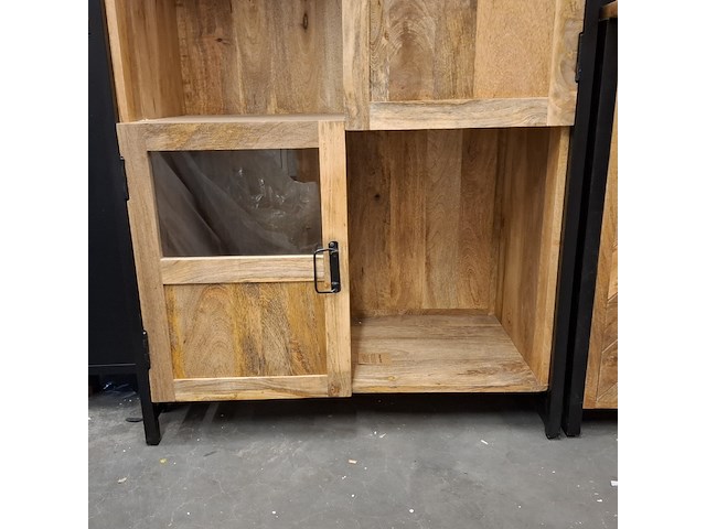 Wandkast, mangohout - afbeelding 5 van  7