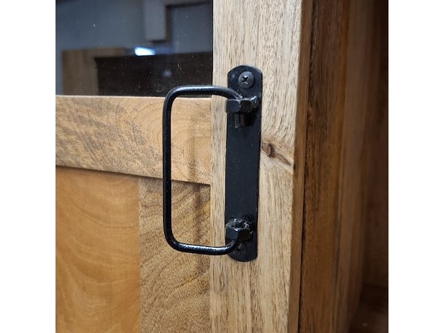 Wandkast, mangohout - afbeelding 6 van  7