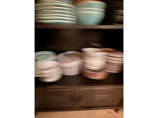 Wandkast met glaswerk en serviesgoed, staal - afbeelding 11 van  11