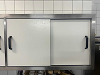 Wandkast met trespa schuifdeuren (2x) - afbeelding 2 van  5