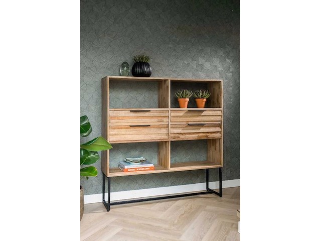 Wandkast, natural wood - afbeelding 4 van  4