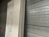 Wandkast, noteborn, wit - afbeelding 5 van  6