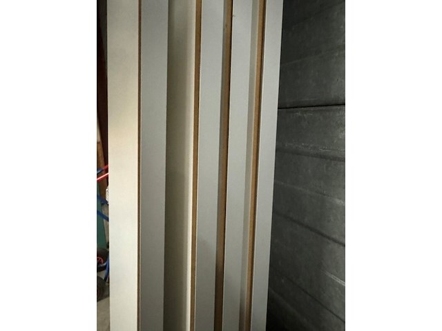 Wandkast, noteborn, wit - afbeelding 6 van  6