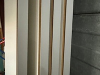 Wandkast, noteborn, wit - afbeelding 6 van  6