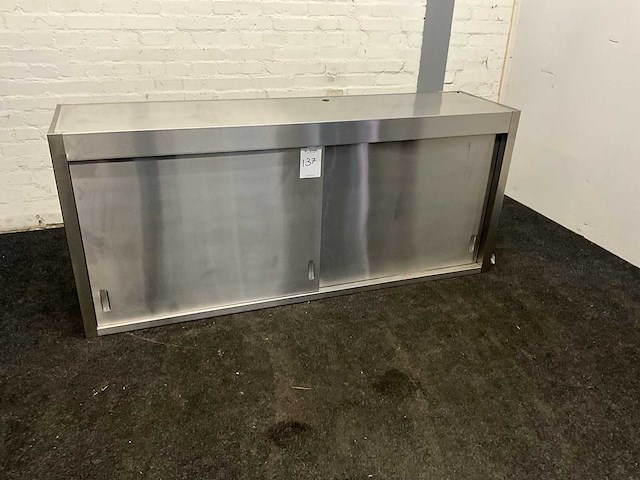 Wandkast rvs - afbeelding 1 van  6
