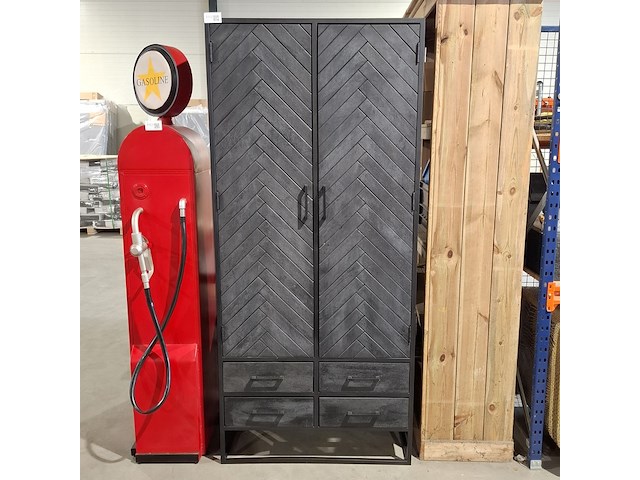 Wandkast, starfurn, new york, zwart, 2024 - afbeelding 1 van  5