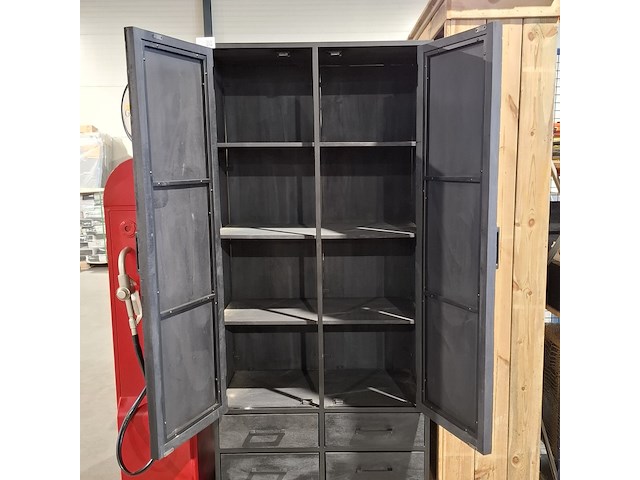 Wandkast, starfurn, new york, zwart, 2024 - afbeelding 3 van  5