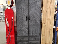 Wandkast, starfurn, new york, zwart, 2024 - afbeelding 1 van  5