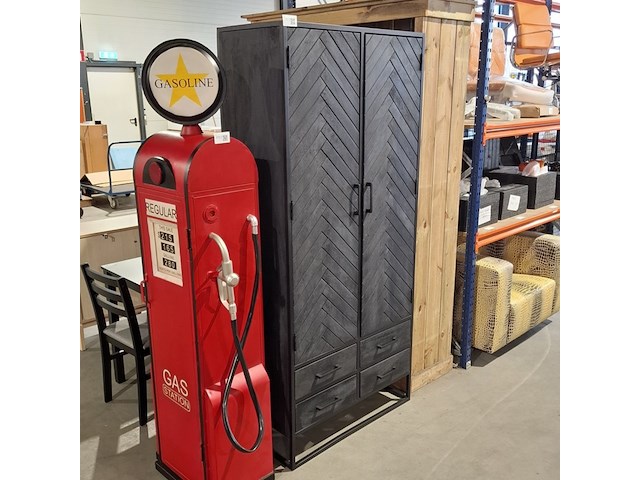 Wandkast, starfurn, new york, zwart, 2024 - afbeelding 2 van  5