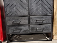 Wandkast, starfurn, new york, zwart, 2024 - afbeelding 5 van  5