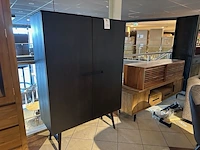 Wandkast tower, zwart - afbeelding 2 van  6