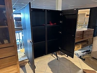 Wandkast tower, zwart - afbeelding 4 van  6