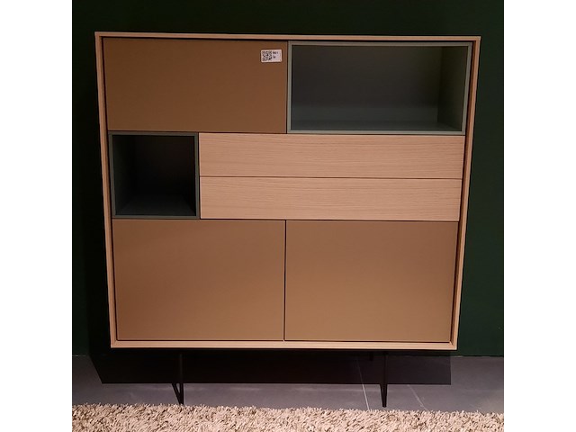 Wandkast treku, aura, camel/olive - afbeelding 2 van  8