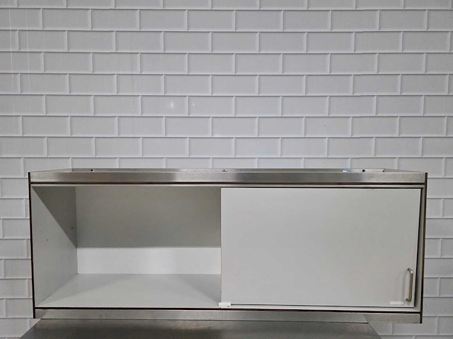 Wandkast trespa/rvs - afbeelding 1 van  5
