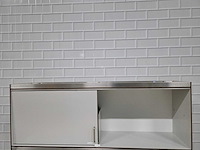 Wandkast trespa/rvs - afbeelding 4 van  5