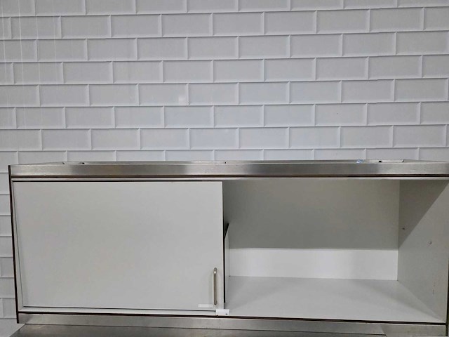 Wandkast trespa/rvs - afbeelding 5 van  5