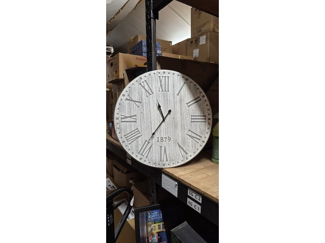 Wandklok 1879 doorsnee 60 cm aantal 1 stuks. - afbeelding 2 van  3