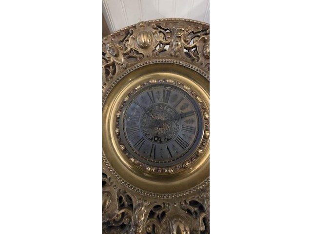 Wandklok, brons - afbeelding 2 van  2