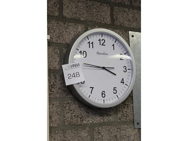 Wandklok diameter 30 cm. - afbeelding 2 van  2