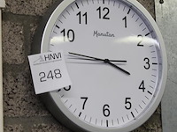 Wandklok diameter 30 cm. - afbeelding 2 van  2