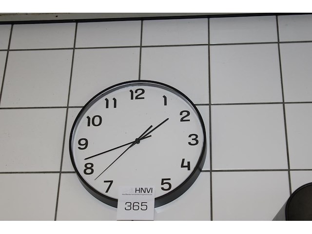 Wandklok doorsnede 30 cm. - afbeelding 1 van  2