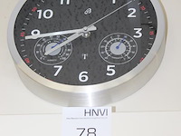 Wandklok met doorsnede 25 cm. - afbeelding 2 van  2