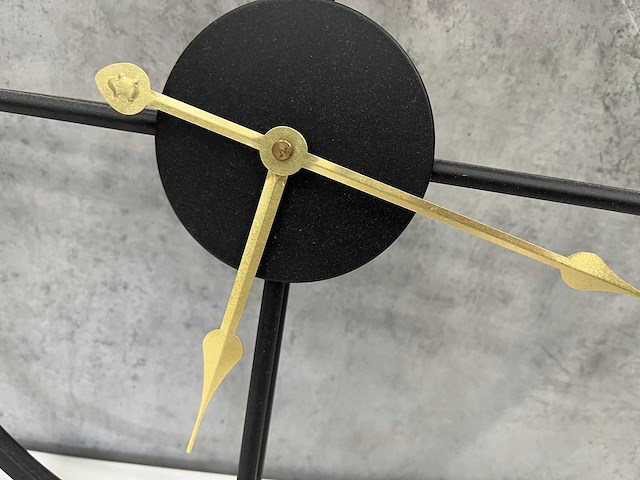 Wandklok zwart ø50 - afbeelding 2 van  9