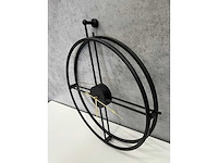 Wandklok zwart ø50 - afbeelding 4 van  9