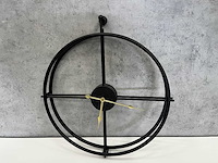 Wandklok zwart ø50 - afbeelding 9 van  9