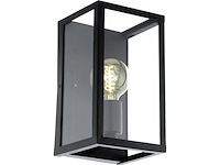 Wandlamp 28 cm eglo, charterhouse, zwart - afbeelding 1 van  3