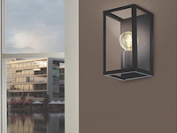 Wandlamp 28 cm eglo, charterhouse, zwart - afbeelding 2 van  3