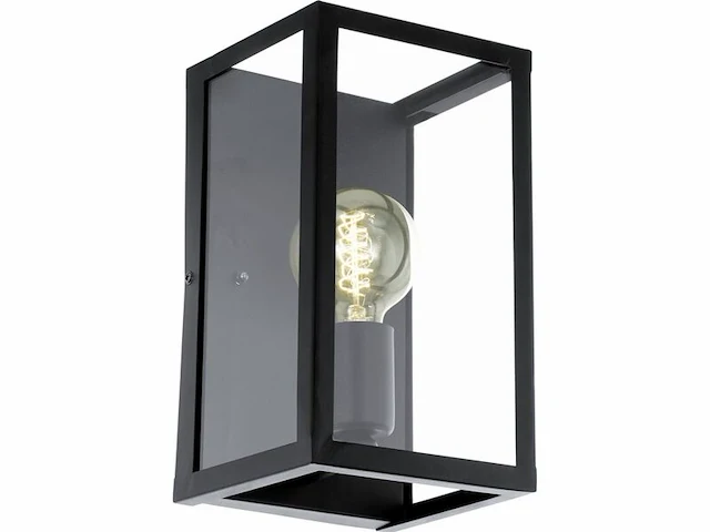 Wandlamp 28 cm eglo, charterhouse, zwart - afbeelding 1 van  3