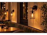Wandlamp kooi (6x)