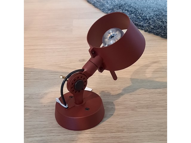 Wandlamp tonone, bolt wall 10, burgundy - afbeelding 4 van  6