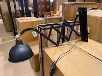 Wandlamp, zwart - afbeelding 2 van  4