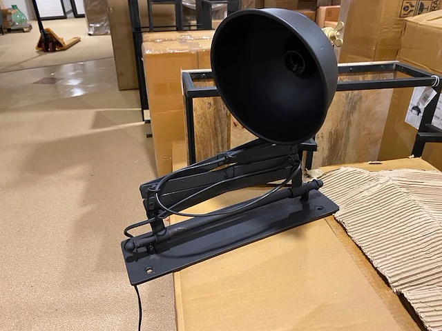 Wandlamp, zwart - afbeelding 3 van  5
