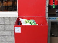 Wandopslagbox en zakhouder. box afmeting 41 x 45 x 50 cm. - afbeelding 3 van  3
