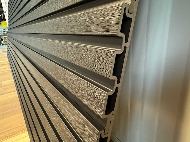 Wandpaneel composiet (15x) zwart - afbeelding 2 van  18