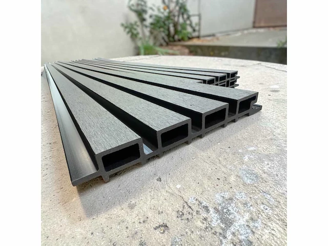 Wandpaneel composiet geborsteld zwart (120x) 2900mm - afbeelding 1 van  29