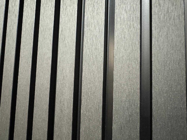 Wandpaneel composiet geborsteld zwart (120x) - afbeelding 4 van  28