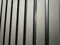 Wandpaneel composiet geborsteld zwart (120x) - afbeelding 4 van  28