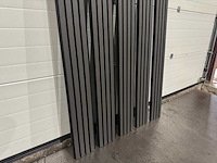 Wandpaneel composiet geborsteld zwart (15x) - afbeelding 3 van  28